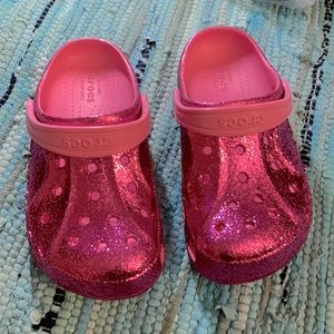 Crocs Baya Glitter, pink limonade, Brand New.Junior.